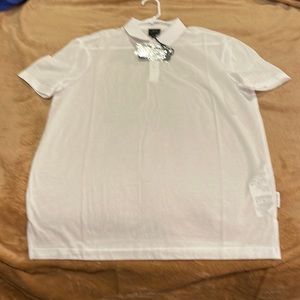 Men’s Sheer White “Polo” Shirt by Armani Exchange